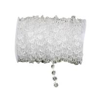 Générique Chaîne de Perles de | Superbe Guirlande de Perles de | 32.8ft Guirlande Diamant décorations de fête Bricolage Diamant pour Les étapes fêtes de Mariage célébrations