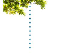 Générique Chaîne de Récupération d'eau de Pluie | Chaînes de Pluie Décoratives Robustes en Métal | Chaîne collectrice d'eau de Pluie | pour Évacuation Eau Pluviale Jardin Cour Terrasse