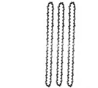 Générique Chaîne de tronçonneuse 16 Inch Saw Chainsaw Chain 3/8" LP Pitch 043" (1.1 mm) Gauge for 16" (40cm) Bar 55 Drive Links Replacement(3pcs set)