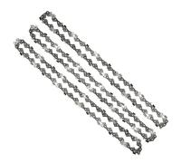 Générique Chaîne de tronçonneuse Chainsaw Blades 3 Pieces Saw Chains Semi Chisel for 3/8" Pitch 1.3mm Gauge 44 45 50 52 55 56 57 59 Drive Links Are Available(45 Links Chains 3pcs)