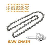Générique Chaîne de tronçonneuse Semi Chisel Chain For Chainsaw 0.325 Pitch 1.5mm Gauge 64/72/76/86 Drive Link Is Available(0.325-36T 72DL)
