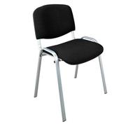 Générique Chaise Conférence Classique Pieds alu - Noir