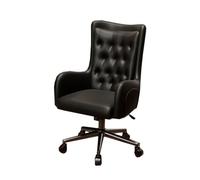 Générique Chaise De Bureau,Chaise D'ordinateur Ergonomique,Tabouret D'étude avec Accoudoirs,Angle D'inclinaison du Siège:90-120°,siège Confortable for La Chambre À Coucher(Black)
