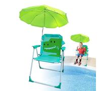 Générique Chaise De Camping Enfant avec Parasol | Chaise Pliante Extérieur Enfant avec Ombrelle pour Plage Jardin Voyage | Siège Extérieur pour Jardin Voyage Pique-Nique Piscine Pelouse