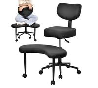 Générique Chaise De Méditation, Chaise De Bureau Ergonomique À Piètement Croisé, Tabouret Pivotant À 360°, Réglable en Hauteur, Chaises De Bureau Adaptée Aux Personnes Atteintes De TDAH