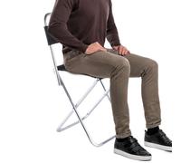 Générique Chaise de pêche Pliable, Tabouret de pêche Pliable Siège Portable | Tabouret de camping léger Tabouret de chaise pliante Portable, robuste et léger, pour en plein air, randonn