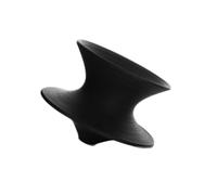 Générique Chaise Gyroscopique Pivotante À 360 °, Chaise Rotative Sensorielle en Fibre De Verre, Fauteuil Inclinable Rotatif, Siège Pivotant,Exterior D'assise Plus Grande(Black,78x91x64cm)