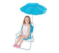 Générique Chaise pour avec Parasol | Chaise Pliante Enfant avec Protection Solaire,Siège Résistant au Vent et Stable sur Le Sable pour Voyage, Jardin, Piscine et Pique-Nique en Extérieur