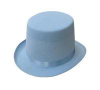 Générique Chapeau plat pour adultes /, Costume de fête de carnaval, chapeau feutré pour spectacle, fête, Derby