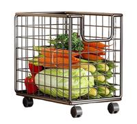 Générique Chariot De Rangement Cuisine | Chariot Mobile Snack avec roulettes,Organisateur Portable Rotatif 360° pour Épicerie, Buanderie, Salle de Bain, Fruits, Légumes et Snacks