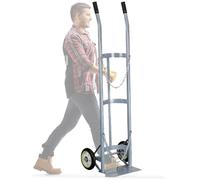 Générique Chariot Porte-Bouteilles d'oxygène Portable à Fixation Fixe, Support de Rangement au Sol pour Bouteilles d'oxygène/conteneur Porte-Bouteilles de gaz avec 2 Roues et chaîne pour Le