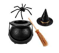 Générique Chaudron De Sorcières, Décoration De Maison De De Vacances, 1 Ensemble, Centre De Table d'halloween, Ornement De Chaudron en Résine Effrayante, Décoration De Maison Hantée Miniature, pour