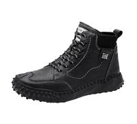 Générique Chaussures De Sécurité pour Hiver Bottines Homme Cuir Basquette Securite avec Lacets Hommes Bottes Tactiques Militaire Boots Femme Botte Imperméable Chaussure Montante