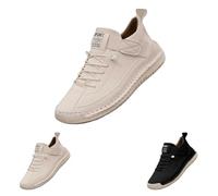 Générique Chaussures Montantes Grandes Tailles, Plates Travail Coutures, Chaussons de Loisirs Extérieures, Chaussures Confortables Antidérapantes, Chaussure Mode Artisanales Légères