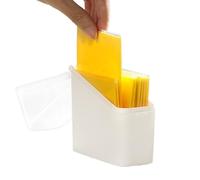 Générique Cheese Storage Organizer - Airtight Holder for Refrigerator Use | Abs Clear Material with Freshness Seal, Kitchen, Dormitory, Hotel, Restaurant, Apartment, Business, Food Container