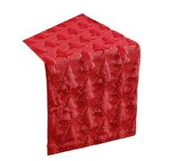 Générique Chemin de Table de Noël matelassé pour Les réunions de Vacances, Design à Paillettes en Peluche Robuste, décoration de cheminée Festive, Nappe de fête à la Maison