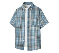 Générique Chemise Homme Chemisette Été Tshirt Travail Fincut Tee Shirt Extensible Respirant T-Shirts Fincut Mode Léger Teeshirt Doux Vêtements Commandes en Cours 03 Bleu Clair 4XL