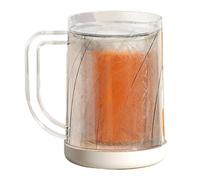 Générique Chope à bière congelable, chopes à bière au congélateur | Refroidisseur de transparent réfrigérateur - Refroidisseur de café de réfrigérateur de tasse de de glace intercalaire, tasses