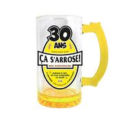 Générique Chope à Bière Mixte 30 Ans Jaune