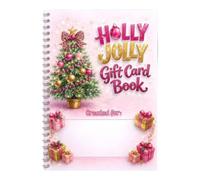 Générique Christmas Gift Card Album Cute Pink Spiral Book -