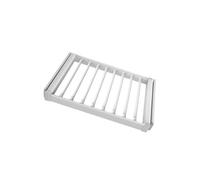 Générique Cintre à Pantalons réglable en Alliage d'aluminium - Étagère coulissante Extensible pour Un Rangement Peu encombrant dans la buanderie (Blanc, 664-714 mm)