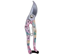 Générique Ciseaux de jardin professionnels Ciseaux de taille en acier sécateur à fleurs manche rouge imprimé pour élagage des branches au jardinage Plusieurs styles