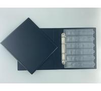 Générique Classeur album noir et 20 feuilles numismatiques 30 cases pour 600 pieces de monnaie de 2 euros