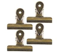 Générique Clips de charnière vintage en acier à ressort 4PCS 65 mm avec prise sécurisée pour affichage en magasin et fournitures scolaires