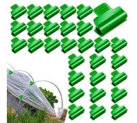 Générique Clips de Serre | 30 Pinces de Film de Serre Robustes | Clips réutilisables pour Soutenir Les tiges de Fleurs de Vigne légumes tomates grimpantes, Pinces de Poteau de
