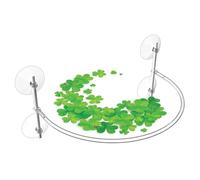 Générique Clôture Flottantes - Enclos Réglable, 65cm Tuyau Montage Ventouse, Anneau Barrière Alimentation, Kit Tube Plastique PVC Flexible | pour Réservoir Poisson Betta & Petit Étang