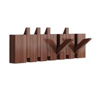 Générique Coat Rack, Coat Hook, Modern Style Piano Key Design Natural Wood Easy Installation No Punching Required, Hat Hook for Clothes Organizer Hanger and Entryway, 17.72x5.71inches