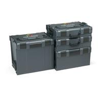 Générique Coffret à outils L-BOXX 102-374 anthracite | Boîte à outils en plastique personnalisable avec logo | Compatible avec système Sortimo L-BOXX