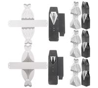 Générique Coffret Cadeau Mariage 100 Boîtes à Bonbons en Papier, Assortiment Élégant pour Réceptions et Souvenirs Invités
