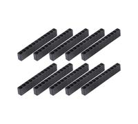 Générique Coffret de Rangement en Plastique Noir pour Embouts de Vissage 10 Pièces 12 Trous, Support Pratique et Compact pour Tournevis à Tige Hexagonale