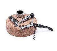 Générique Coffret Sommelier 4 Pièces Personnalisable - Ensemble d'accessoires pour Vin - Set 4 Accessoires Oenologue Gravé Et Personnalisé - Idée Cadeau (Gourmet)