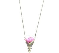 Générique Collier Vase Bijou de Cou | Collier Composition Florale Pour filles, femmes, mères, épouses, tenue quotidienne, mariage, shopping, , vacances,