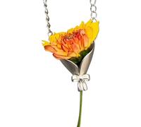 Générique Collier Vase,Bijou de Cou Élégant,Collier Composition Florale - pour petites amies, épouses, vacances, anniversaire, tenue quotidienne, mariage, Noël, Jour de Thanksgiving, shopping,
