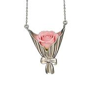 Générique Colliers Vase à Fleurs pour Femme Bijou De Cou À Breloques DIY