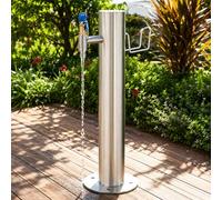 Générique Colonne d'arrosage extérieure en Acier Inoxydable 304, Support de Tuyau d'arrosage autoportant avec Robinet verrouillable, borne-Fontaine pour l'arrosage et Le Lavage du Jardin.