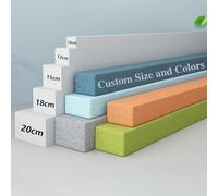 Générique Combleur D'espace sur Mesure pour Lit,Coussin De Connexion Rectangulaire Rallonge De Matelas Fermeture De l'espace Entre La Tête Et Le Pied De Lit Simple/Double/King Size