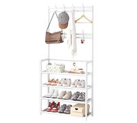 Générique Combo en manteau et à chaussures - avec organisateur de tissu à crochets, support de cintre d'entrée pour le stockage des ménages