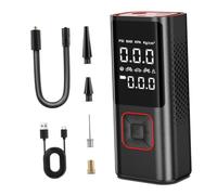 Générique Compresseur D'air, Gonfleur de Pneus avec Manomètre Numérique et Arrêt Automatique, 150 Psi, Haute Puissance, Format Compact 80 W, Idéal pour, 2000 3mah B