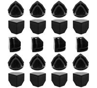 Générique Connecteurs pour Étagère Modulaire en Plastique ABS Noir 20pcs à Fente Enfichable pour Meuble de Rangement et Armoire à Chaussures