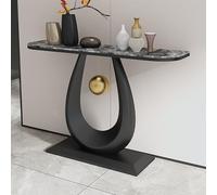 Générique Console de Rangement pour entrée, Table d'appoint étroite avec piètement en métal, Table Console Moderne pour Couloir, Hall d'entrée ou Salon.