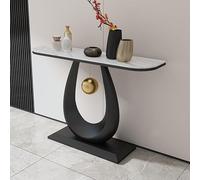 Générique Console de Rangement pour entrée, Table d'appoint étroite, Console de Luxe avec Espace de Rangement et Structure en métal pour Salon