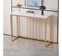 Générique Console de Rangement pour entrée, Table d'appoint étroite, Console Moderne avec Structure en Acier et étagère de Rangement pour l'organisation de l'entrée et du Couloir