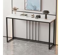 Générique Console de Rangement pour entrée, Table d'appoint étroite, Console rectangulaire en Bois, Table d'entrée contemporaine avec Pieds en métal, Design Gain de Place pour Salon et entrée.