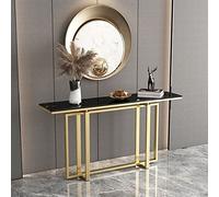 Générique Console de Rangement pour entrée, Table d'appoint étroite, Console résistante aux Rayures, Meuble d'entrée en marbre Nordique, Estrade en Fer forgé pour Hall d'entrée.