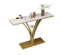 Générique Console de Rangement pour entrée, Table d'appoint étroite, Design Moderne avec Structure en métal, Robuste et Facile à Nettoyer, idéale pour Le Salon ou l'entrée.