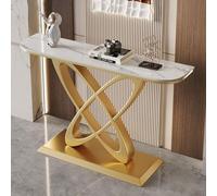 Générique Console de Rangement pour entrée, Table d'appoint étroite, Table Console Moderne avec piètement en métal pour Salon et entrée.